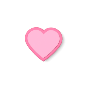 Bogg Bit - Pink Heart